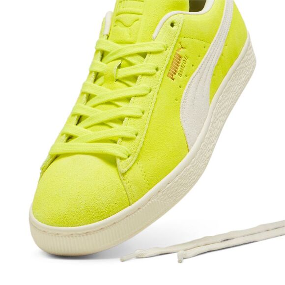 Puma Mens Suede Neon Yellow Shoes (NWT) - Picture 4 of 5